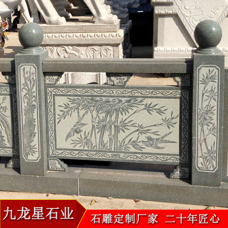 雕刻石欄桿價格 石欄桿定做多少錢一米