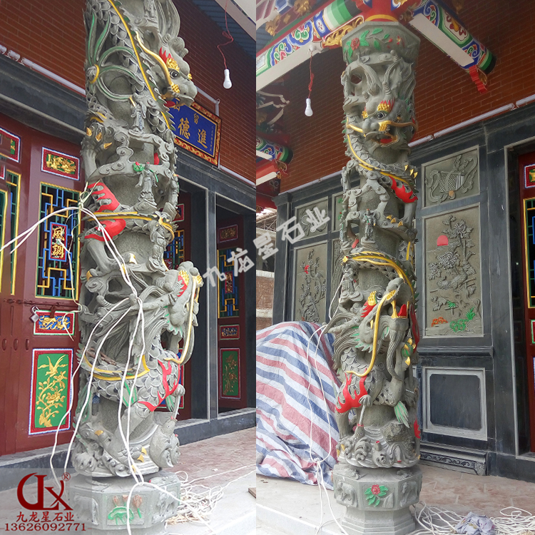 浮雕龍柱圖片大全的定做程序