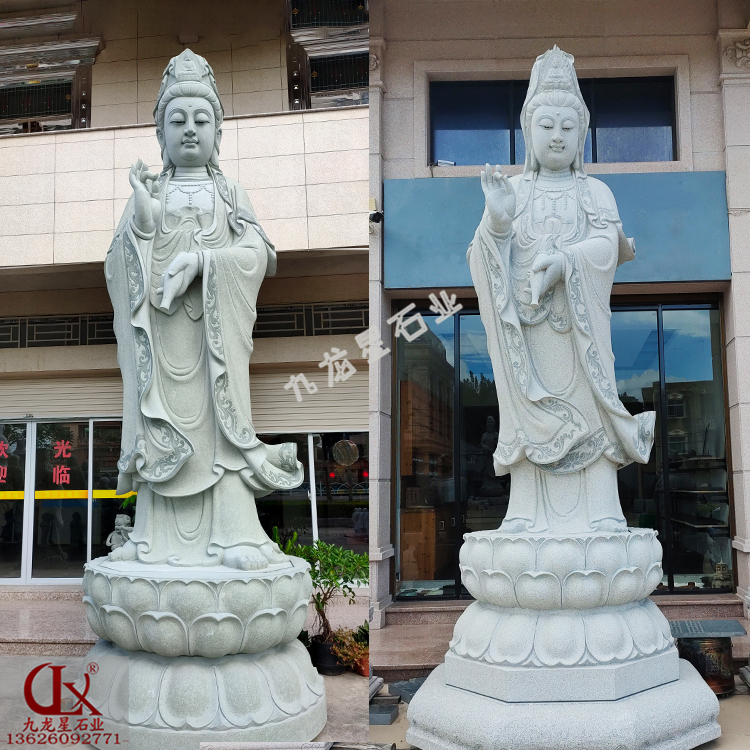 大型石雕觀音菩薩之選料方法