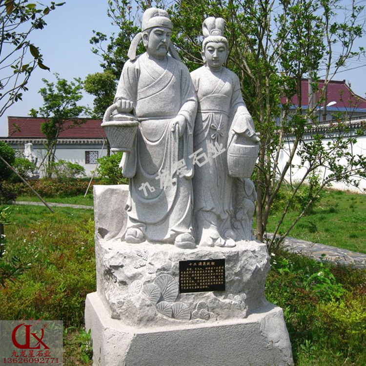 比較常見的二十四孝雕塑圖片