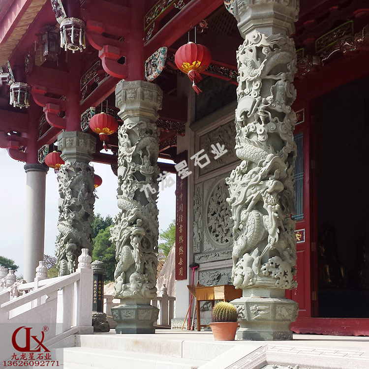 哪里有做石雕龍柱 寺廟龍柱廠家哪家好