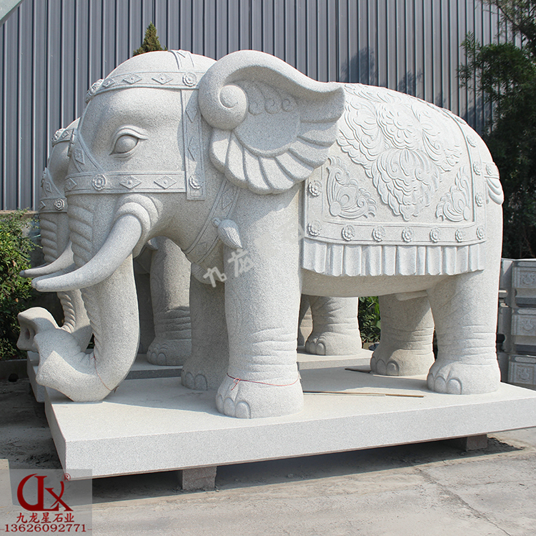 一對(duì)石大象圖片要多少錢(qián)